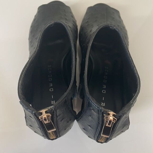 Cri De Coeur Cork Wedges with Dotted Leather Upper - Picture 4 of 8